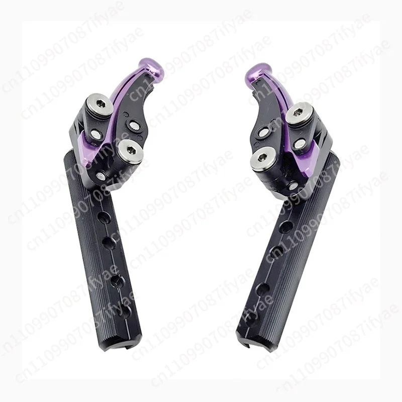 Universal sports wheelchair scissors brake aluminum alloy material multi-color view 2
