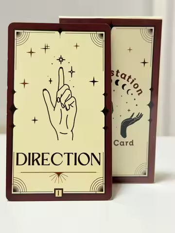 10*6.3cm Manifestation oracle card 33 deck English Version Tarot Board games Throughout The Deck