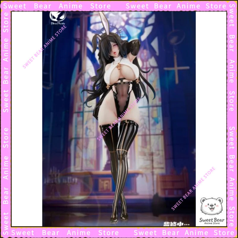 Tersedia BearPanda Black Sister Bunny Girl Ver. Figur Anime Skala 1/6 Trendy Toys, Boneka Meja Koleksi
