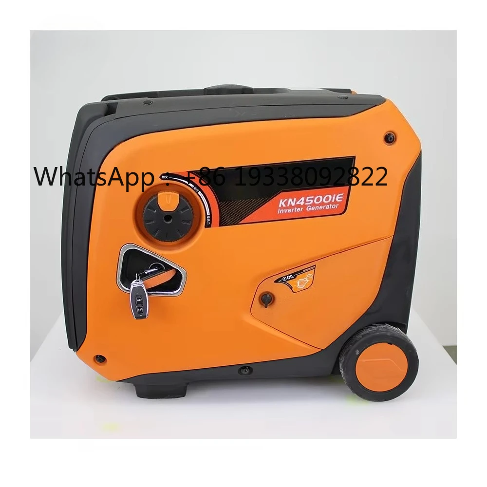 Generador Portátil Silencioso de 5000W con Arranque Automático, Salida de 12V CC, con Enchufe / Mini Generador Inverter Portátil de 5 Vatios