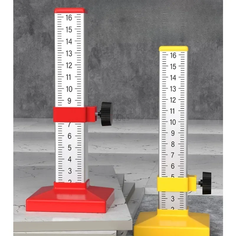 

Линейка для столярных работ, модернизированное позиционирование, горизонтальная линейка для высоты, двусторонняя, для керамической плитки, специальные инструменты «сделай сам»