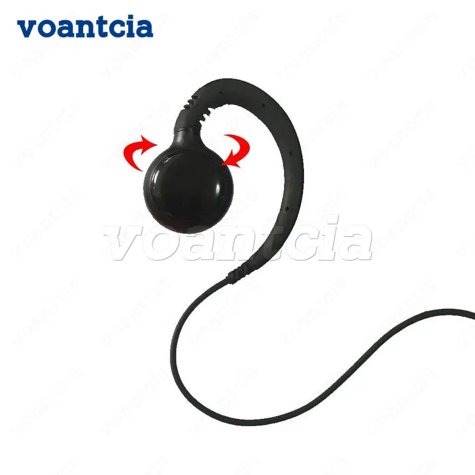 10PCS C Shape Outside Ear Ear Hook Earpiece For Motorola Radio 2Pin GP88 GP3188 CP150 CP200 PRO3150 CP200 A8i