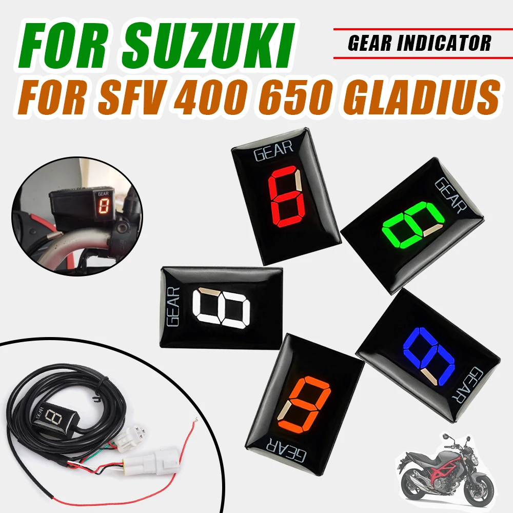 

For SUZUKI SFV650 Gladius SFV400 SFV 650 SFV 400 Gladius 400 Motorcycle Accessories Gear Indicator Ecu Speed Gear Display Meter