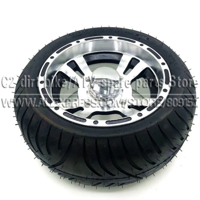 

10inch ATV Rims 10x8" With 205/30-10 Road Tyre Full Wheel For ATV Quad Go Kart Karting Motorcycle
