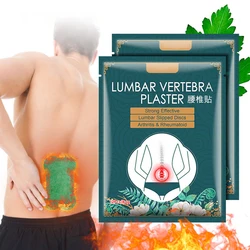 12Pcs Wormwood Lumbar Patch Lumbar Vertebra Pain Relief Analgesic Back Plaster Spondylosis Anti Inflammatory Medical Plaster