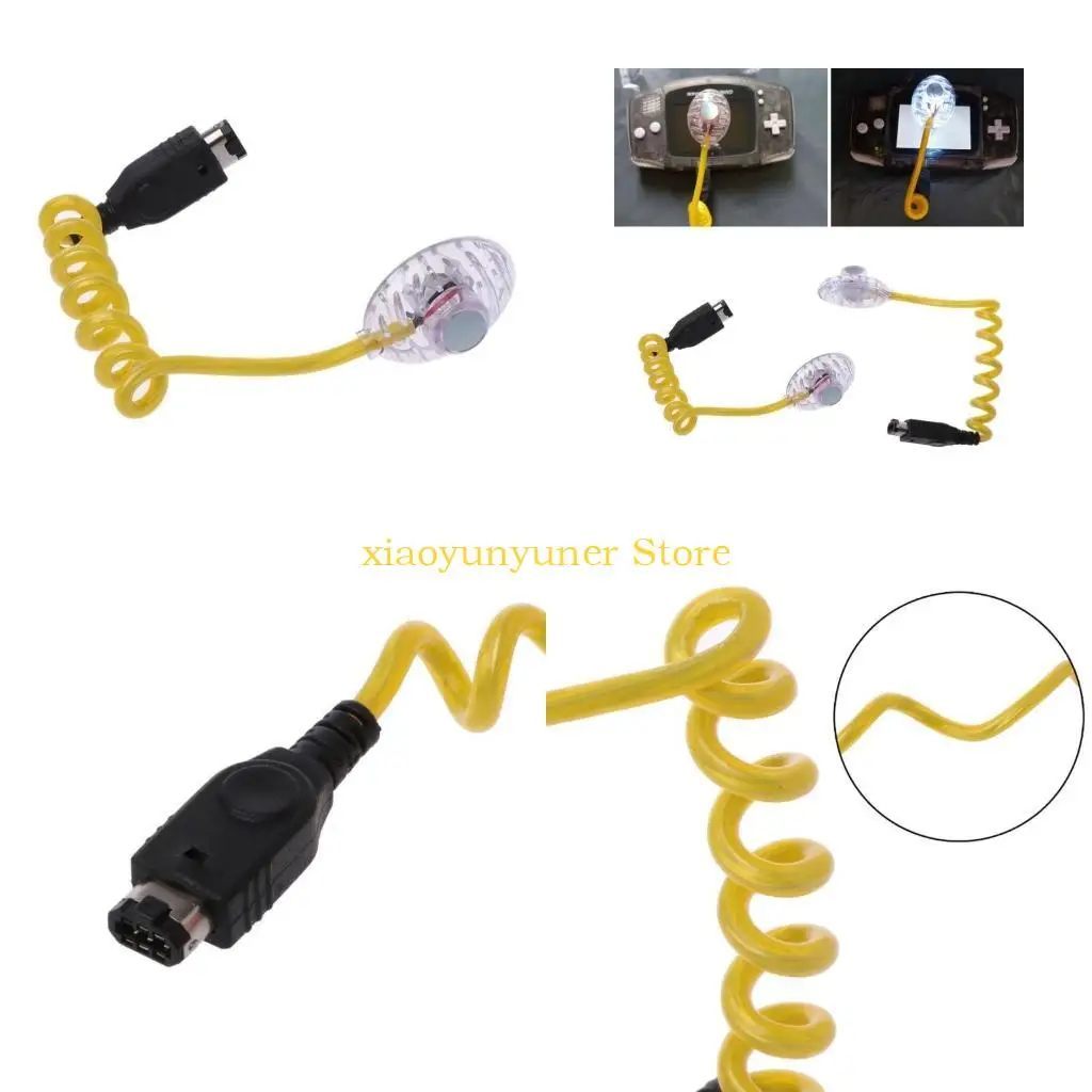 P9JB LED Lamps Screen Lights Lamps Flexible Night Lights for GBA Gaming Accessories