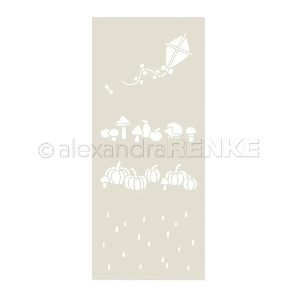 Arrange the size of raindrop shapes Cutting Stencil Scrapbook Diary Decoration Stencil Embossing Template DIY Greeting Card