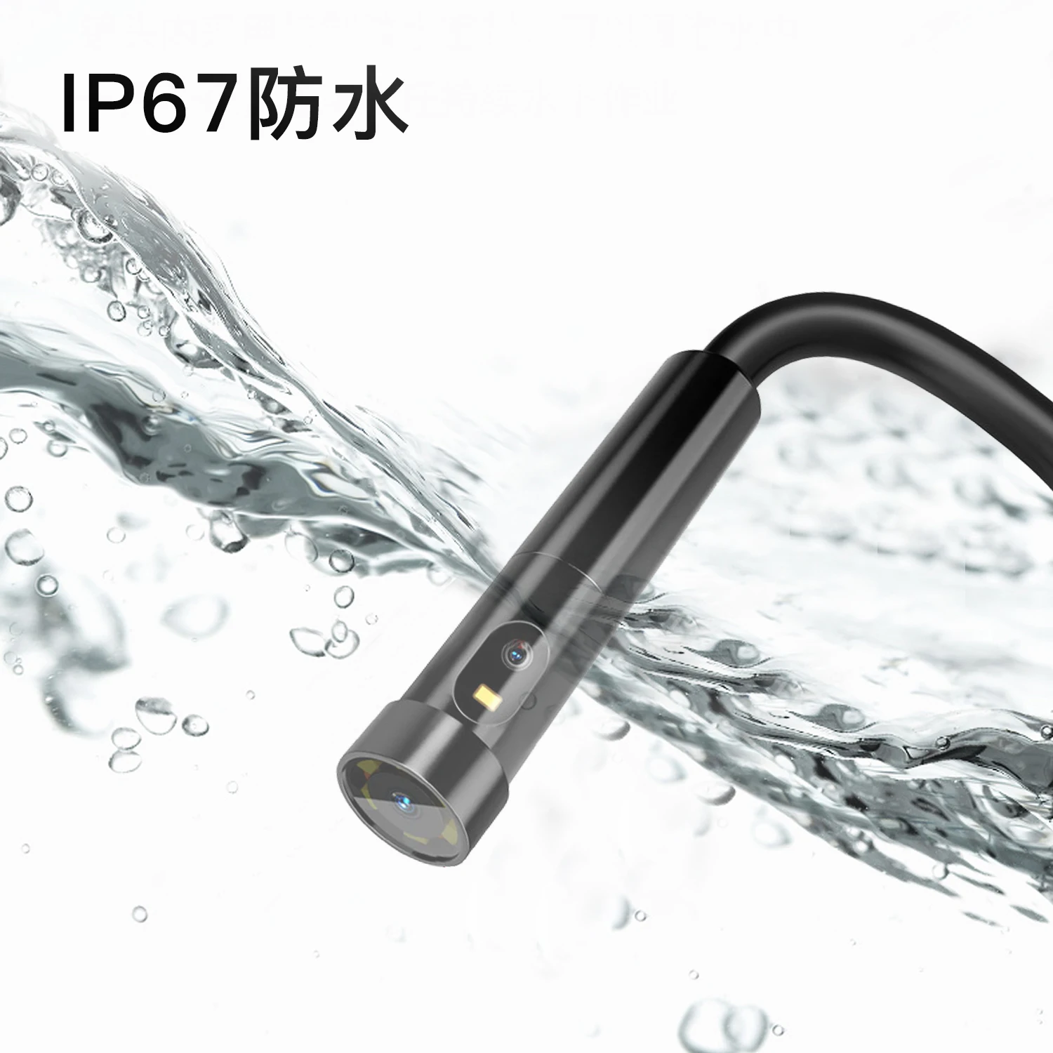 7.9MM Triple-Lens  2MP 1080P 3x Zoom WIFI Endoscope Camera Inspection CMOS Borescope Digital Microscope For PCB Repairing Check