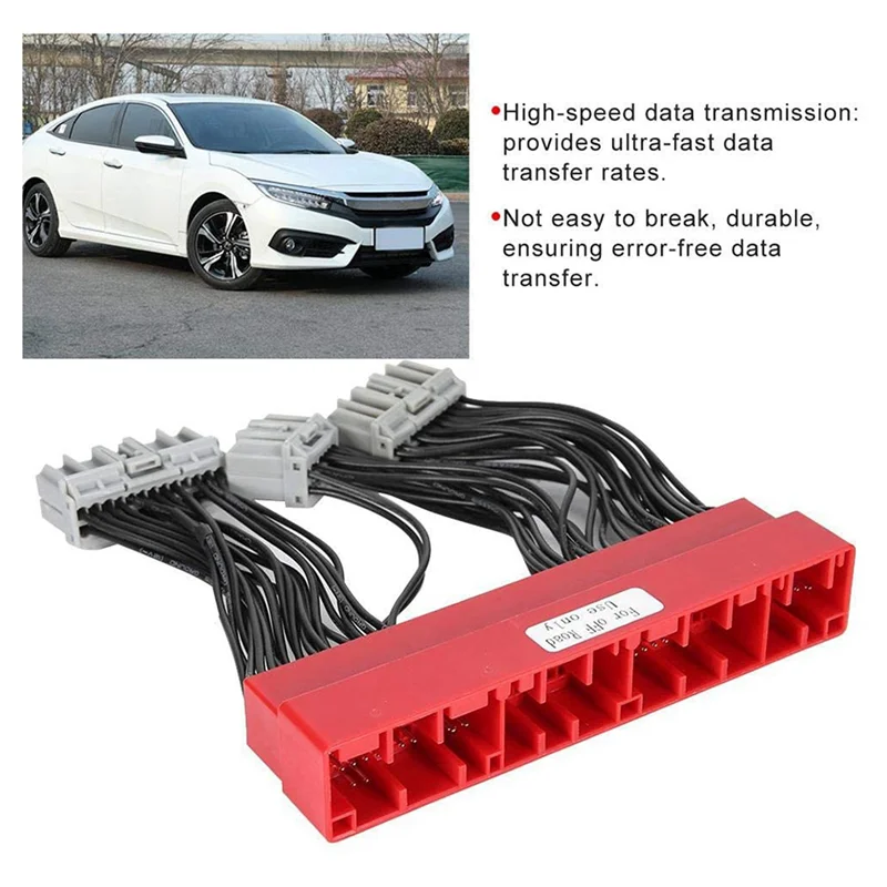 Well 4X OBD Conversion ECU Harness, For Honda Civic Acura OBD2A To OBD1 Harness ECU Jumper Conversion Wiring