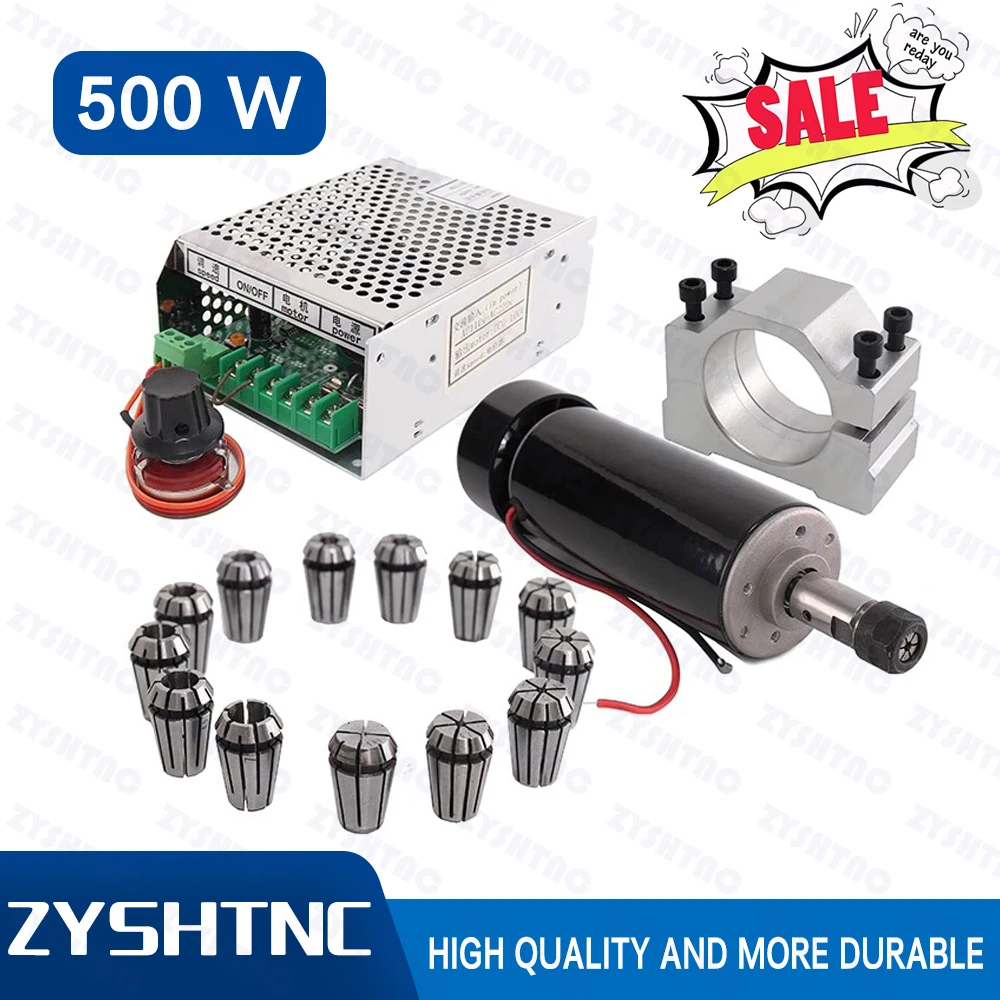 05kw-clamps-air-cooled-air-cooled-spindle-er11-chuck-cnc-48v-500w-spindle-motor-power-supply-speed-governor