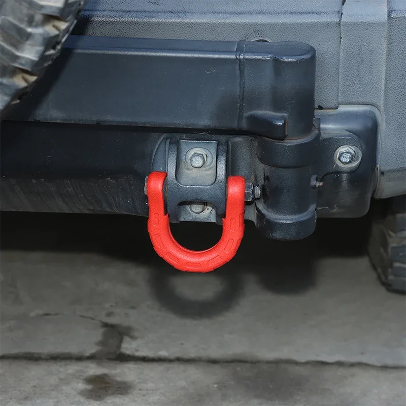 

For 2003-2009 Hummer H2 TPE Car Iron Tow Hook Rescue Rear Trailer Hook Protective Decorative Accessories