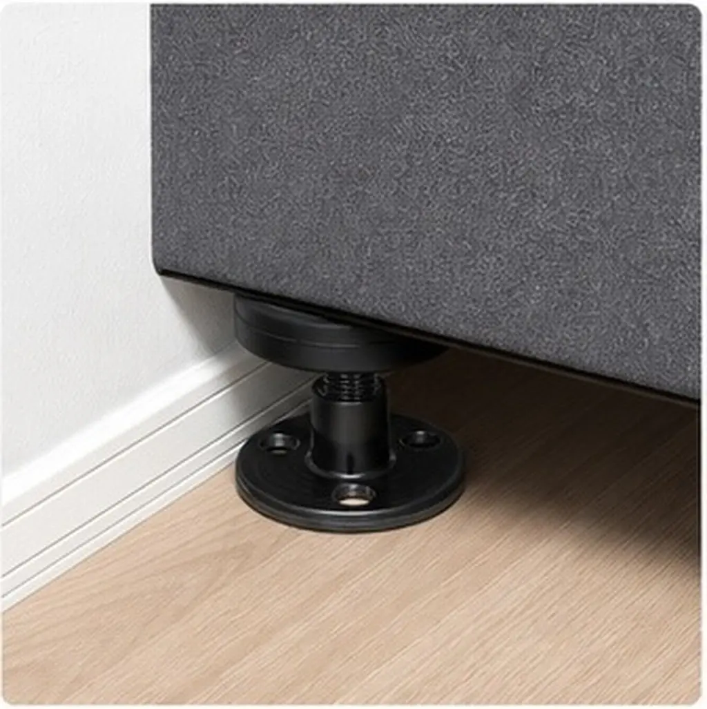 1Set Bed Headboard Wall Protector Adjustable Threaded Bed Frame Stabilizer Stopper Anti-Shake Fixer for Bedroom Living Room Sofa