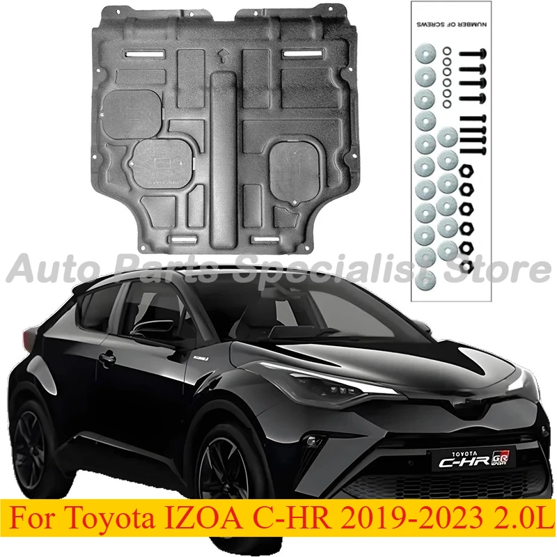 

Высококачественная плата защиты двигателя для Toyota IZOA C-HR 2019-2023 2,0 л, брызговик, крышка крыла