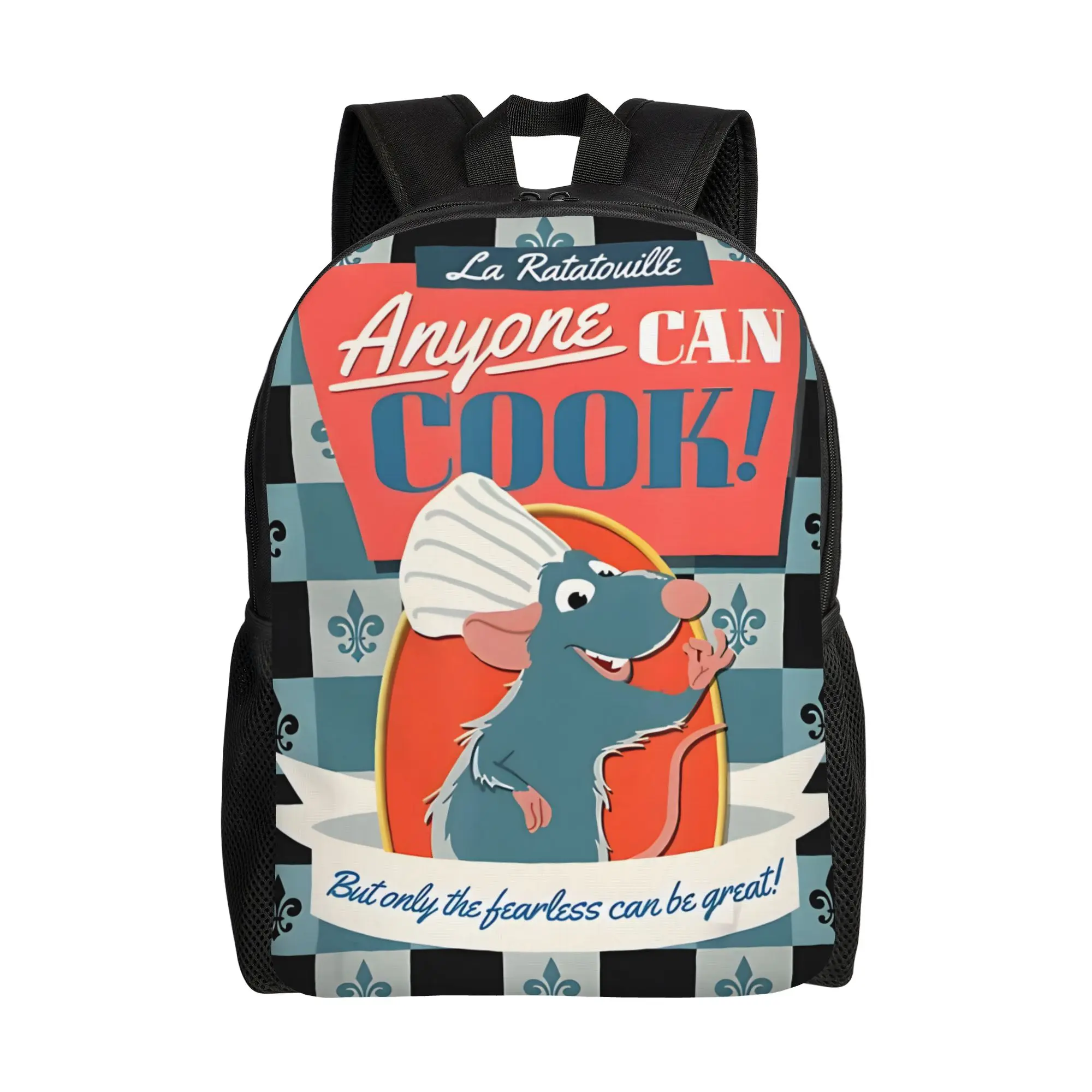 

Рюкзак для ноутбука Disney Ratatouille Remy: «Кто угодно может готовить», с изображением Реми-шефа, для пар, к новому учебному году