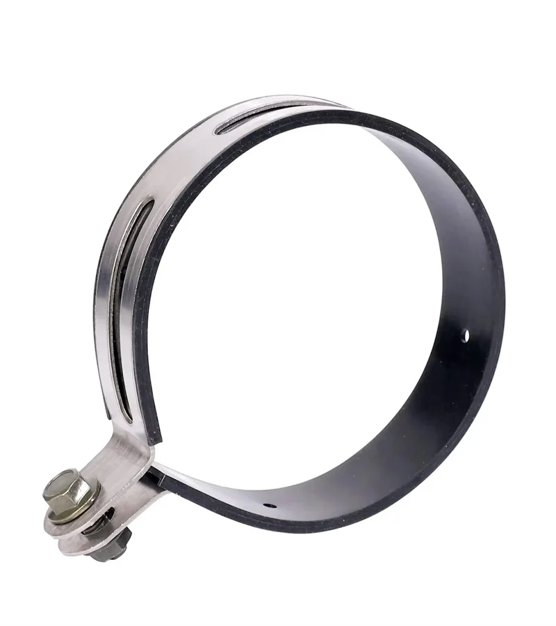Motorrad Auspuff Schalldämpfer Klemme Auspuffrohr Unterstützung Halterung Festen Ring Aufhänger Band Leuchte 60/88mm Unterstützung Halterung – Detail 9