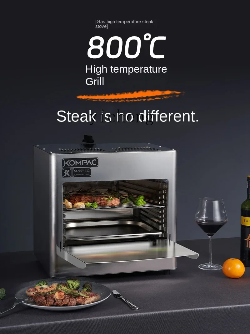 Tqh-Cuisinière à steak à gaz haute température, four électrique commercial, four en acier inoxydable, rôti de bœuf