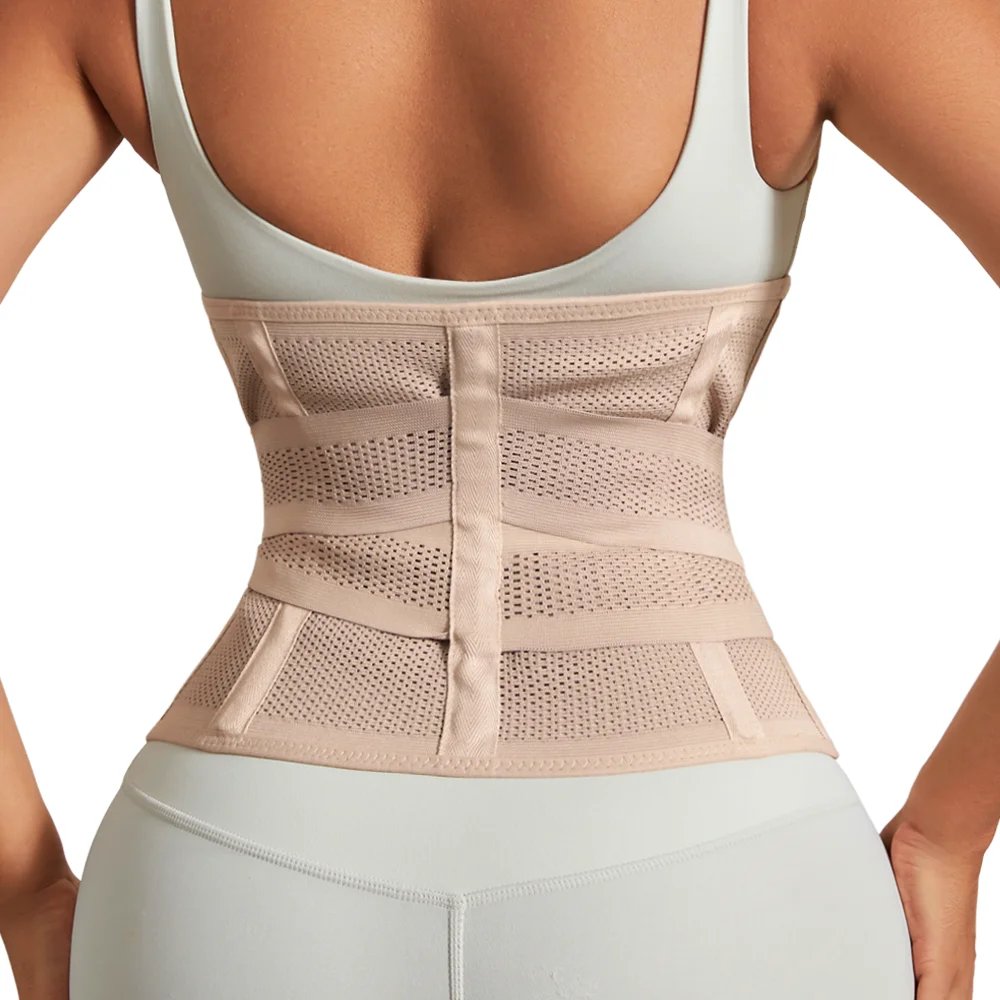 Adjustable Waist Belt Protector Fat Burning Sauna Suit Shapewear Waist Support Belt Brace Tummy Belly Trimmer Gym Sweat Suit view 6