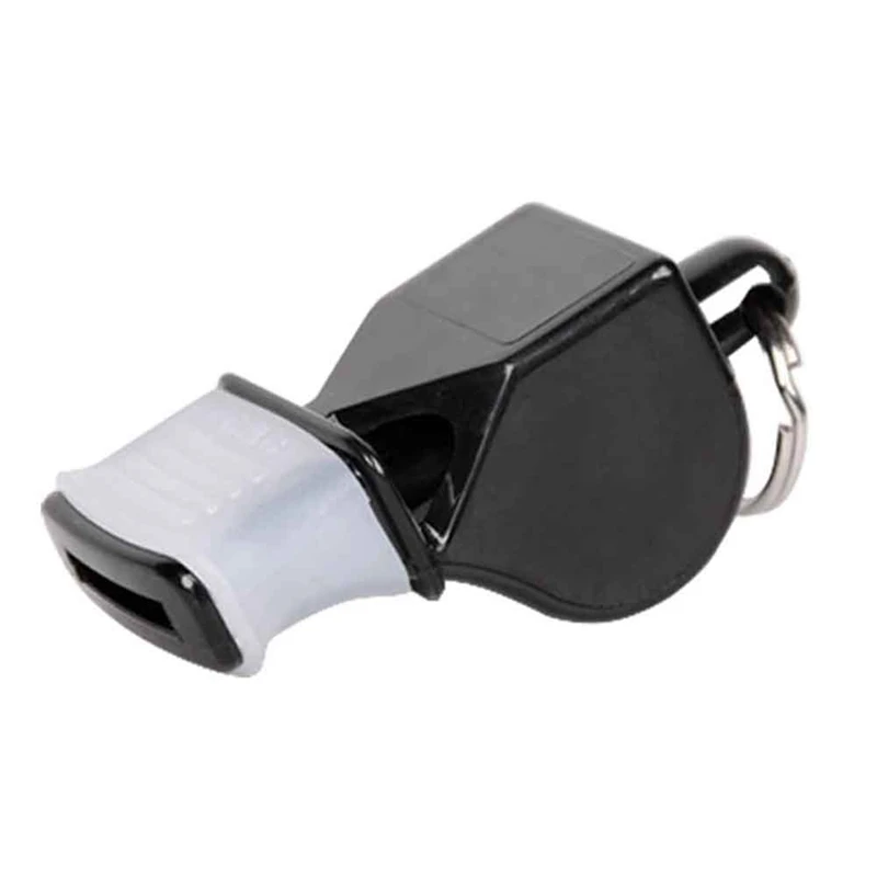 10 PCS Professional Whistle Soccer Basketball Referee Whistle Black Outdoor Sport High Quality Big Sound Whistle Seedless