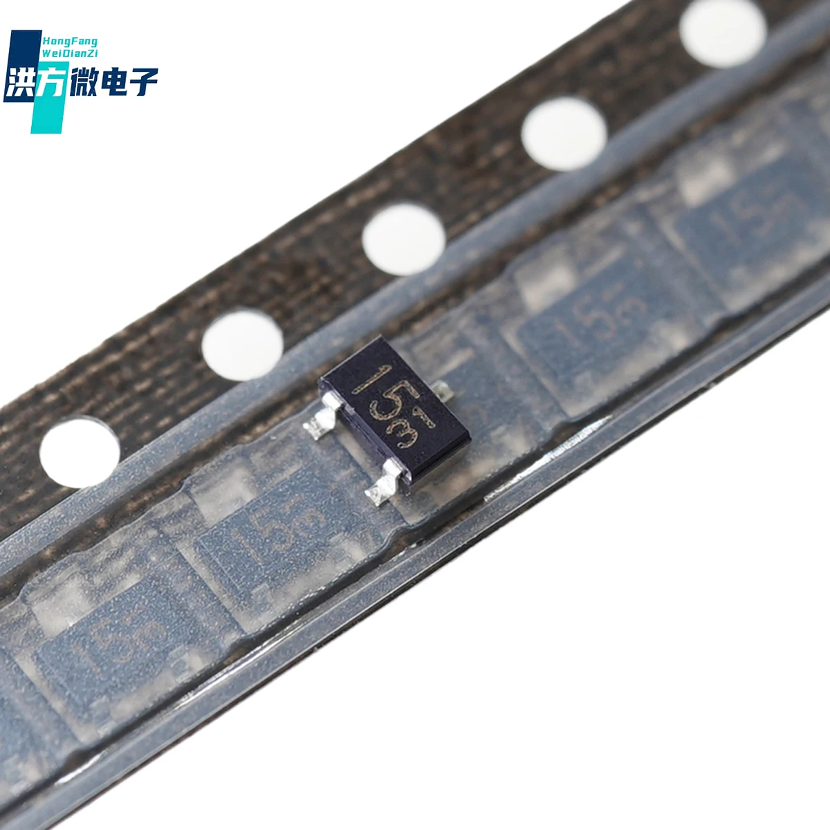 10-200PCS Origin.Digital transistor 200mW, 50V, 30mA, 1 PNP pre biased TO-236-3 (SOT-23-3)：DTA124EKAT146。Marking:15