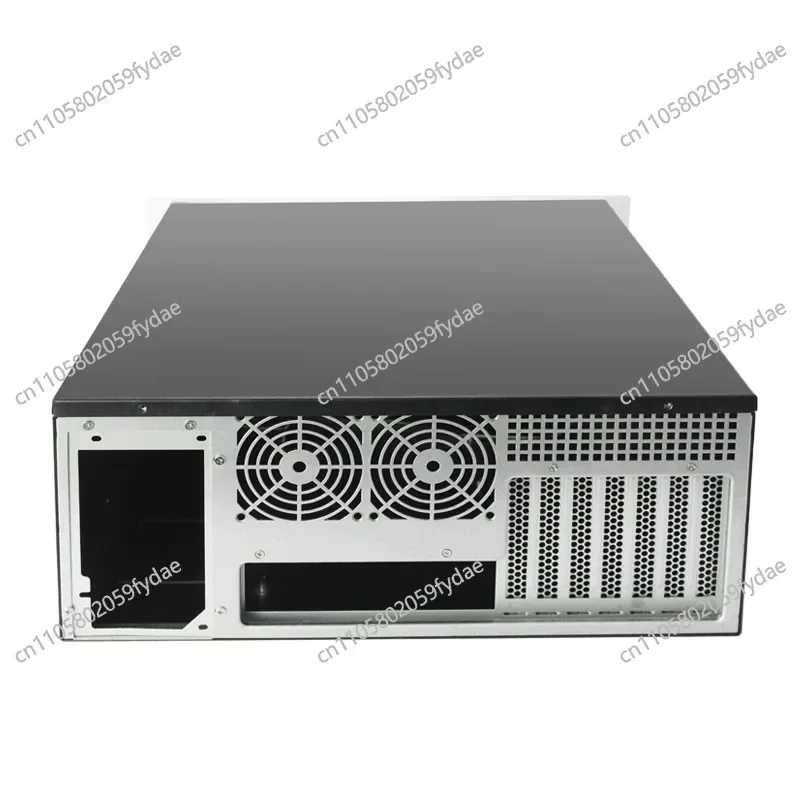 4U Industrial Control Chassis Brushed Aluminum Panel Eatx Main Board 1 Optical Drive Server Host