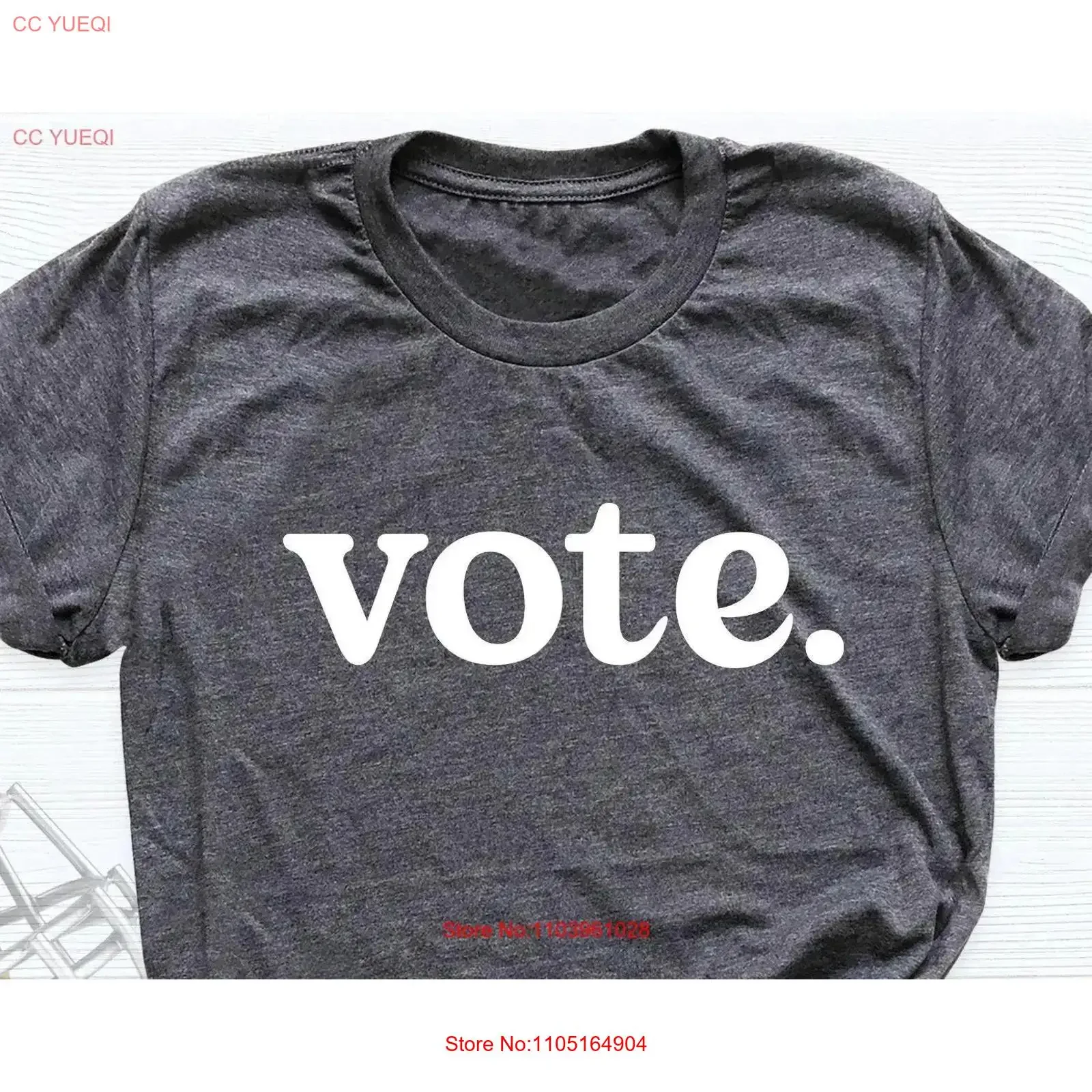 

Женская футболка Vote Election Politics DemocraT Voter Registration 2024, винтажная стильная мягкая повседневная футболка унисекс