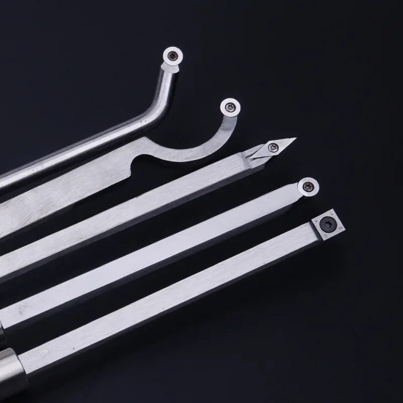 exquisite craftsmanship Handheld Woodworking Turning Tool Discarded Wood Rotary Turning Tool Quick Change Aluminum Alloy