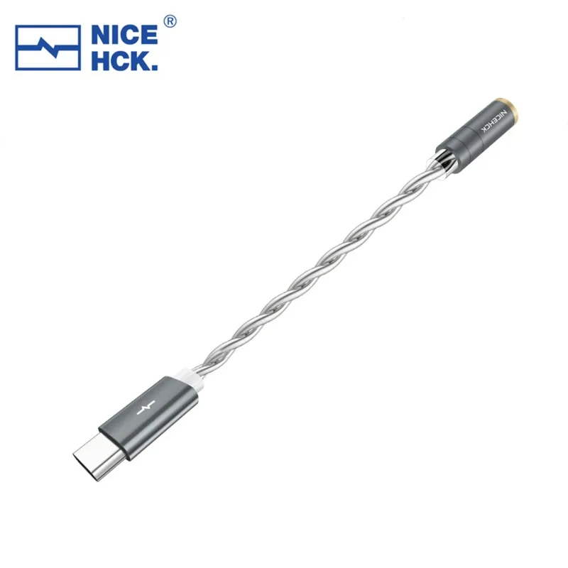 NICEHCK NK1 Type-C To 3.5mm HiFi Adapter Lossless CX31993 Chip OCC & Silver Plated OCC Mixed Wire