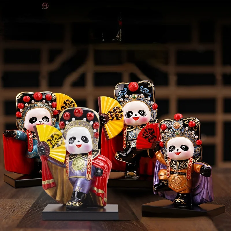 

Face-changing Panda Doll Sichuan Opera Crafts Chinese Special Souvenirs Foreign Affairs Gifts Home Furnishings