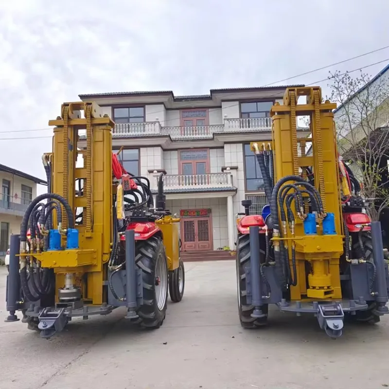 Customized 150m 200m Tractor Mounted Water Well Drilling Rig Geological Survey Drilling Machine