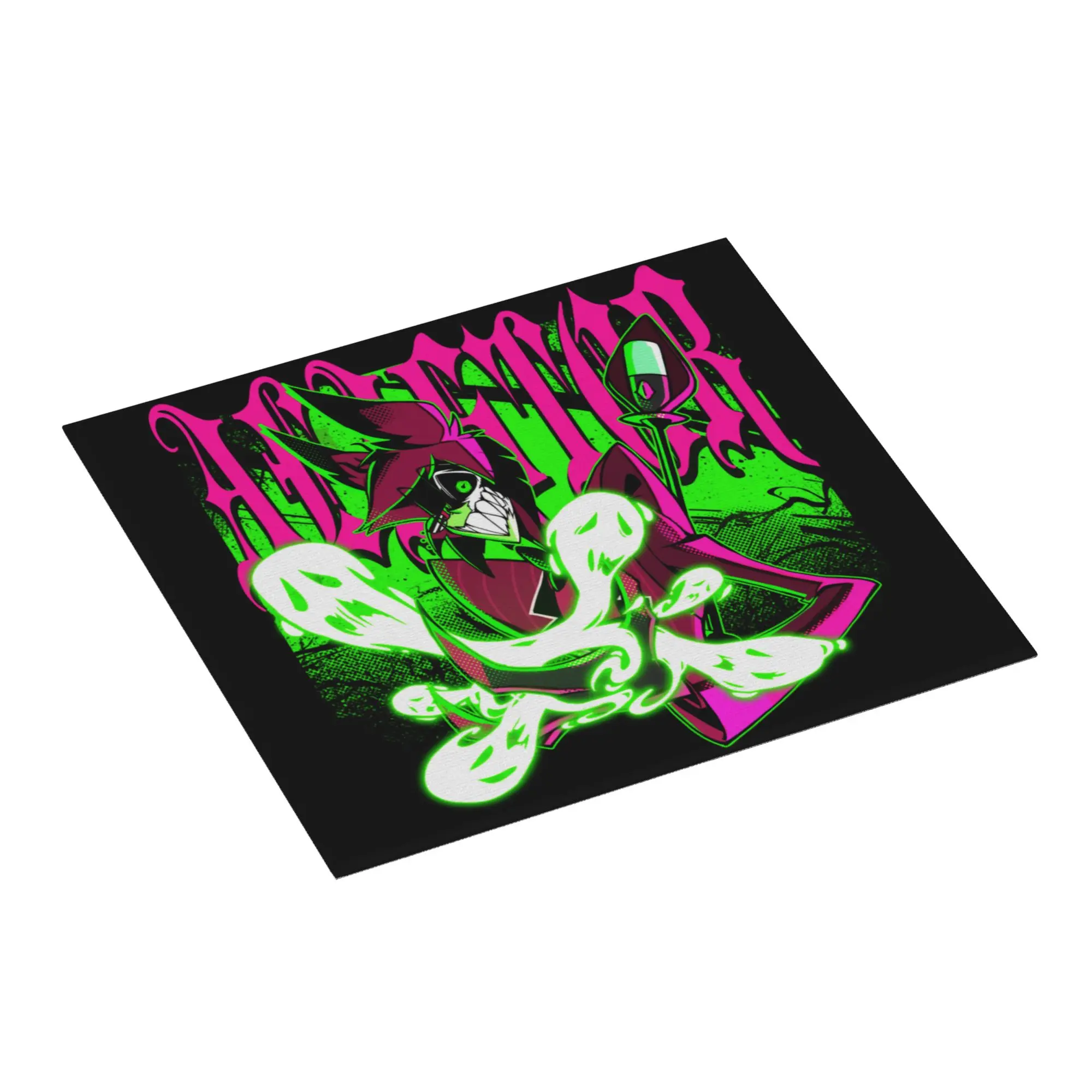 Hazbins Anime Animation Hotel Alastor Non Slip Kitchen Counter Protector Mat Barware Tableware Reusable Drying Mat For Kitchen