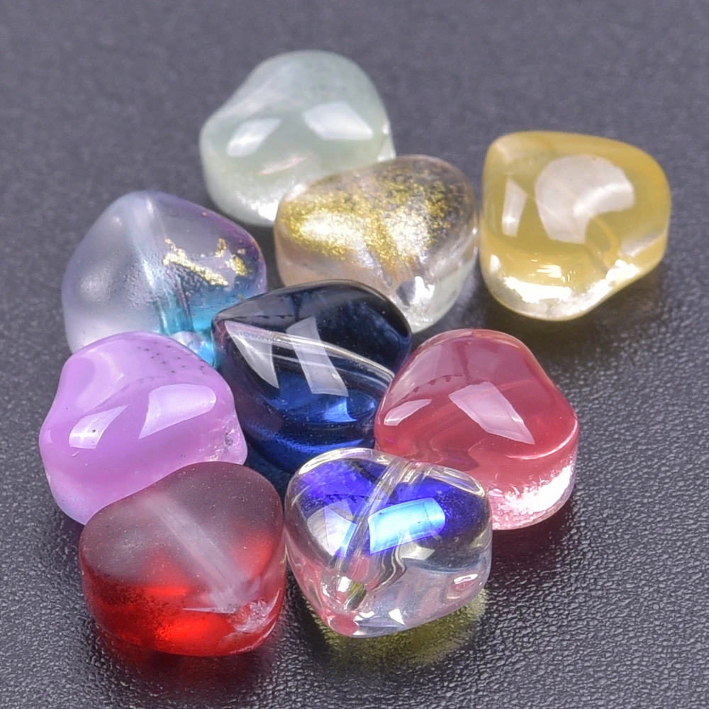 10/30/50pcs Colorful Mini Heart Acrylic Beads Loose Spacer Beads For Jewelry Making Bracelet Necklace DIY Handmade Accessories