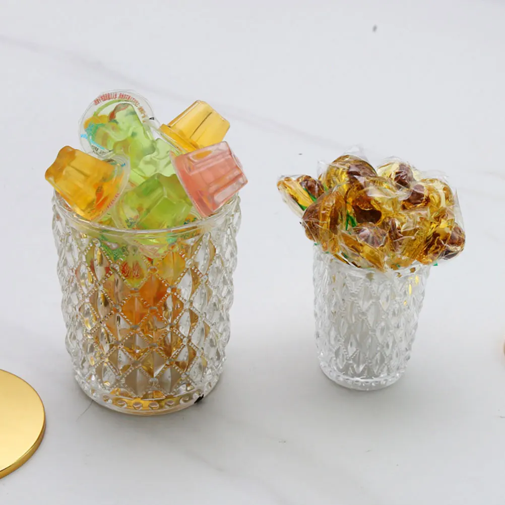 

Candy Storage Jar Sealed Glass Canister for Snacks Tea Coffee Home Kitchen Candy Holder Jars with Lids Small Jewelry Boxes