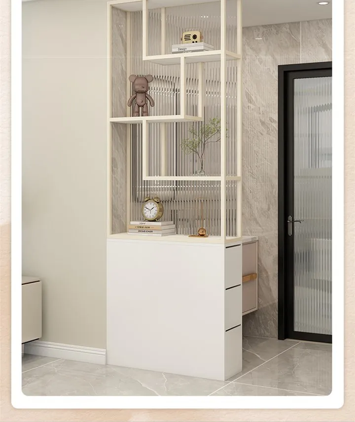 ห้องผงฝุ่น พื้นที่เปียกและแห้ง ห้องนั่งเล่น สีครีม ฉากกั้นห้อง Changhong