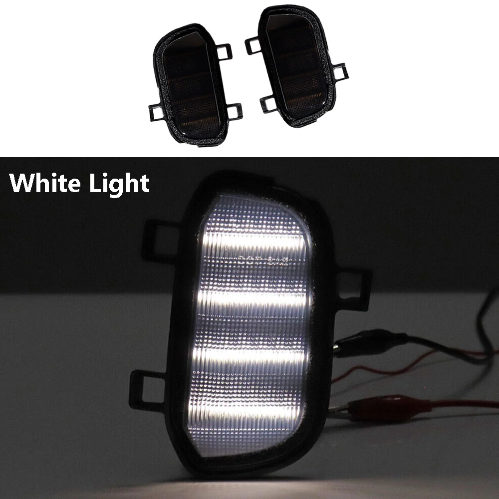 Car LED Side Mirror Lamps Puddle Light Puddle Lamp Lens For Chevrolet Silverado Sierra 1500 - 2022 GM84309723, 84309724 view 3