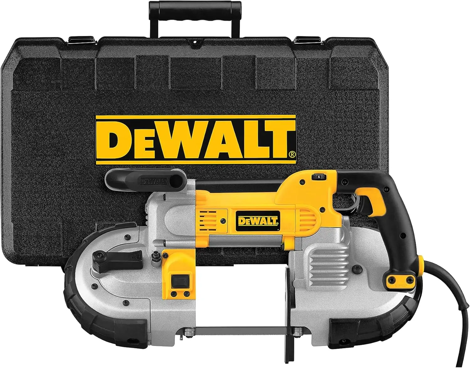 

DEWALT Portable Band Saw, Deep Cut, 10 Amp, 5-Inch (DWM120K)