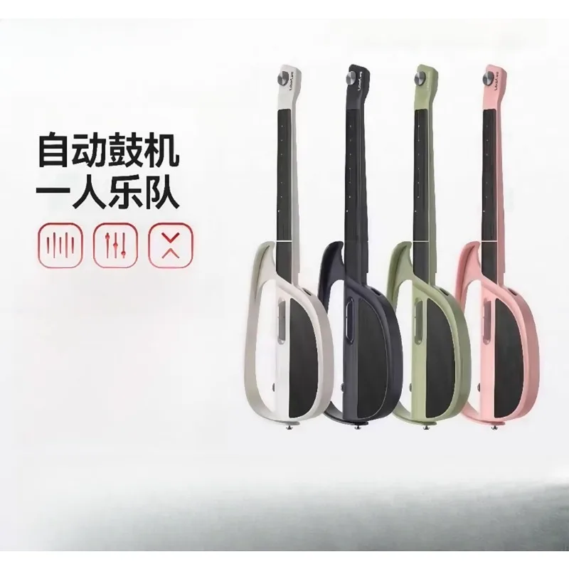 no string guitar automatic transmission playing and singing one-person