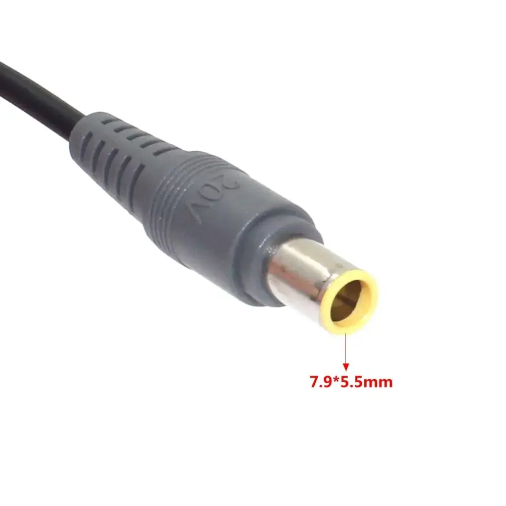 DC 7.9x5.5mm Male Plug Power Jack Charger Connector Cable Cord For Lenovo Thinkpad E420 E430 T61 T60p Z60T T60 T420 T430 Laptop