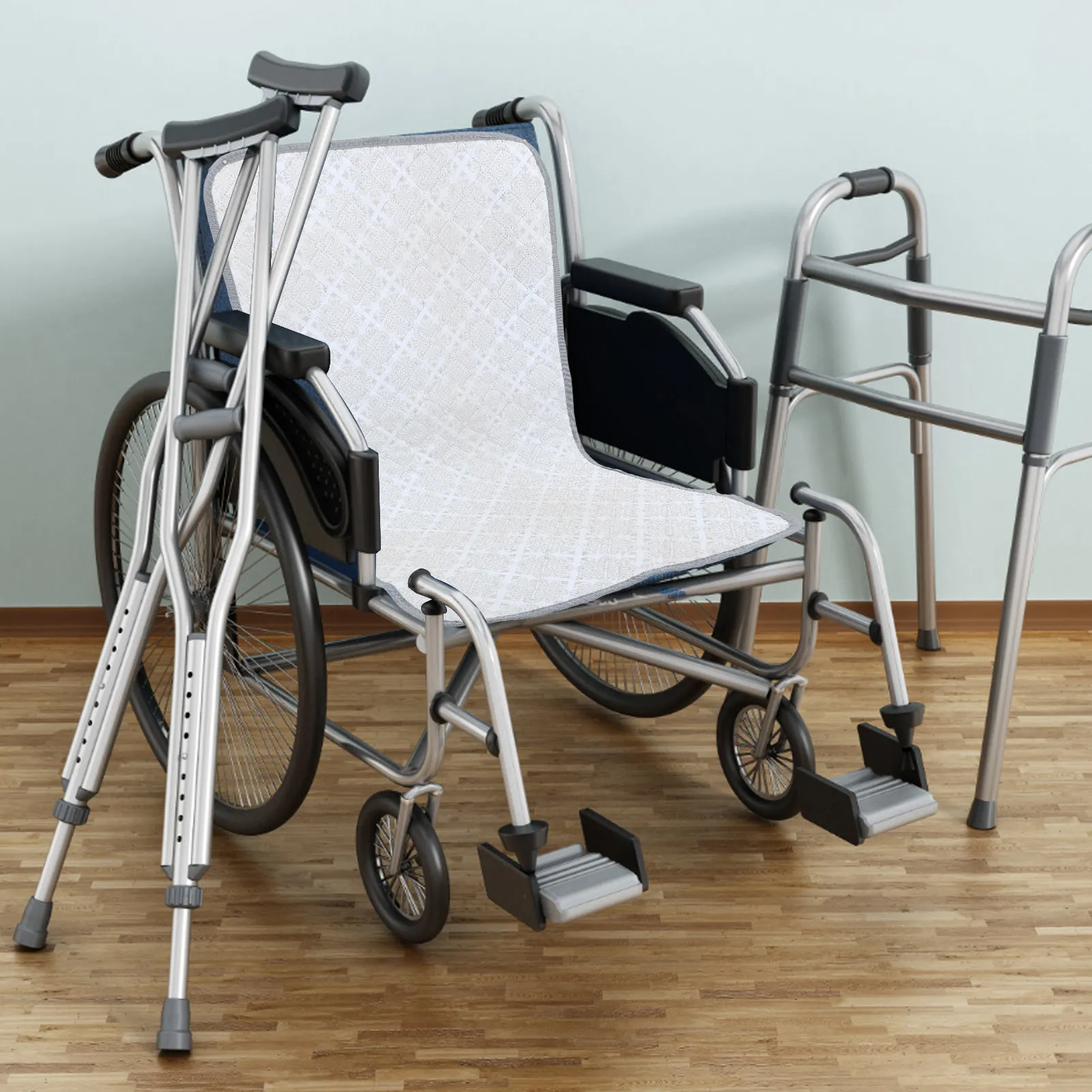 

Highly Absorbent Wheelchair Seat Cushion Non-Slip Splashproof Protector Washable Incontinence Pad for Seniors Elderly Comfort