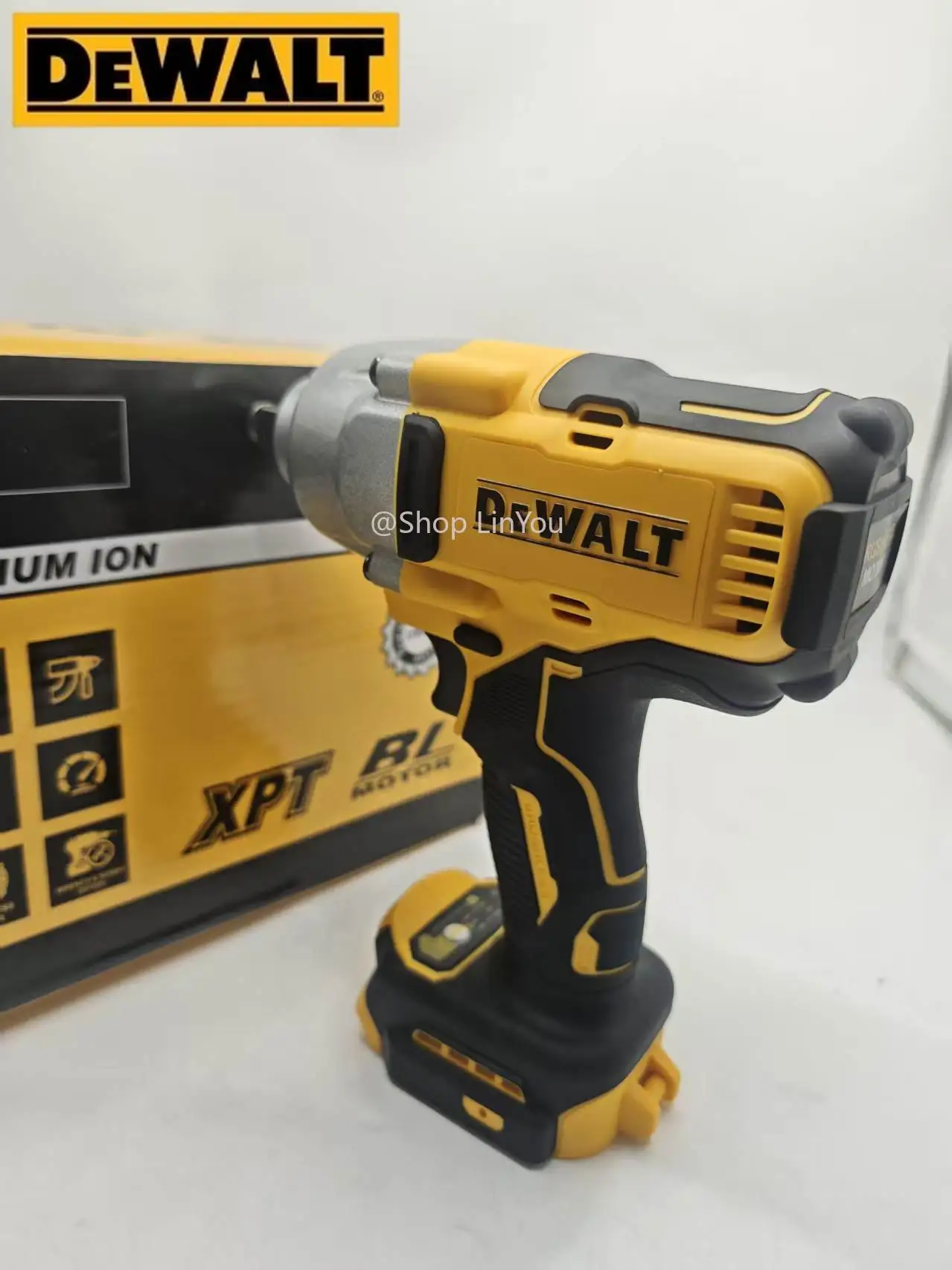 DEWALT DCF900 – elektryczny klucz udarowy, bezszczotkowy, akumulatorowy, 1/2 cala, kompaktowy, z trzema prędkościami, pneumatyczny, do demontażu opon.