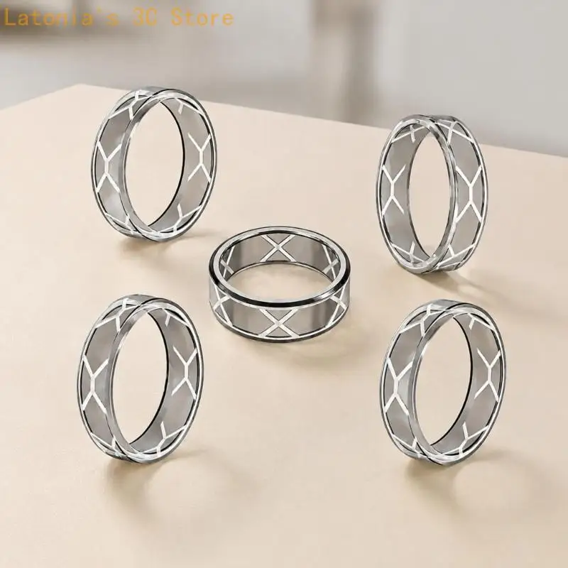 Rings Device Covers, 5-Piece Full-Wrap Flexible Layers for Everyday Scratches, Dust, and Perspiration Marks X3UB
