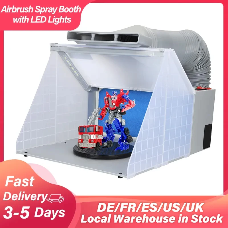 airbrush spray booth para hobby modelagem airbrush paint box ventilacao exaustor fan filtro aerografia art craft 220v 01