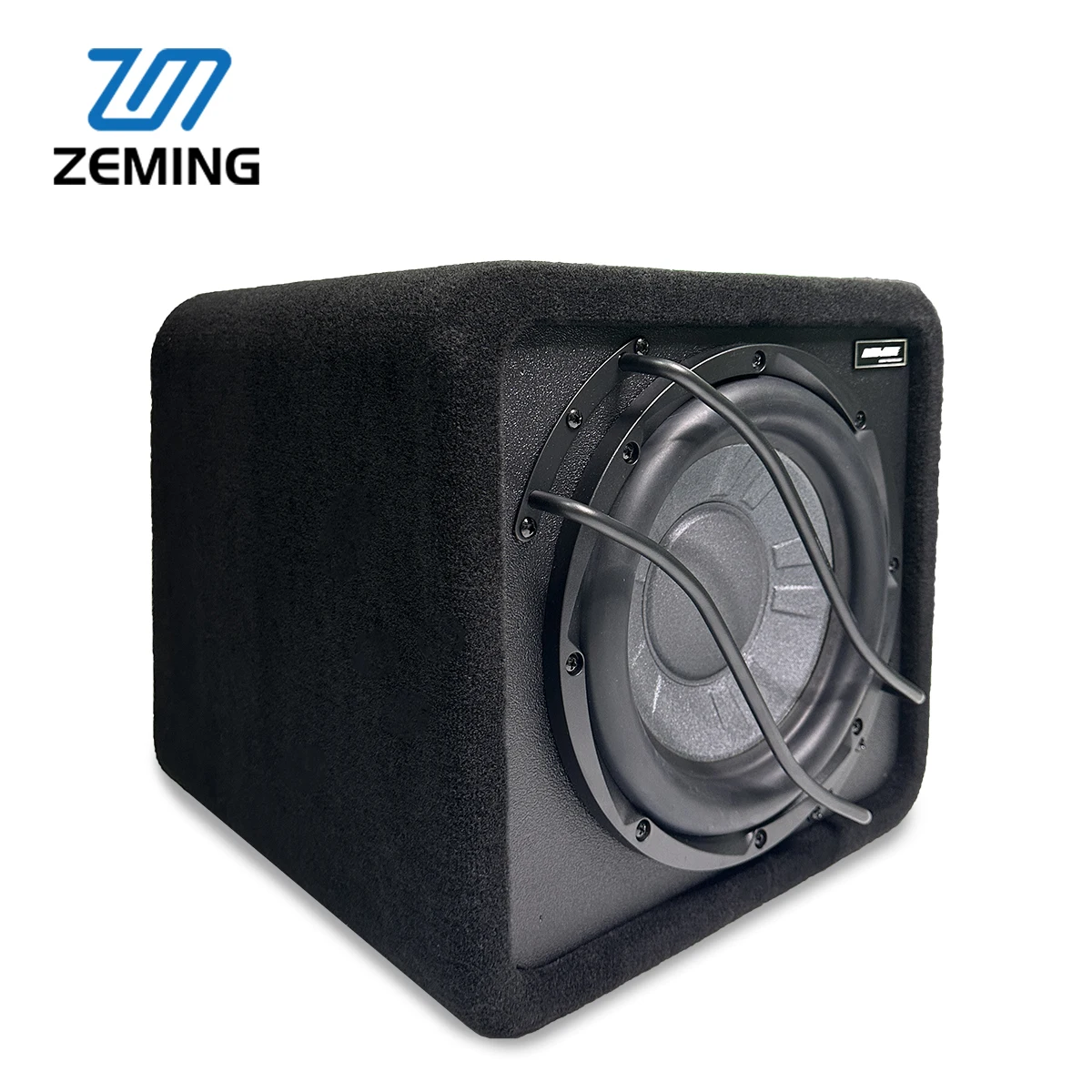 Strong Bass Subwoofer Box RMS 350W 10Inch 50mm Pure Copper Dual VC 150mm Ferrite Magnet Car Active Subwoofer Built in Amplifier