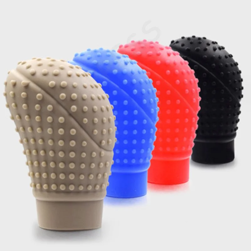 NewHot Sales Car Hand Brake Cover Anti Slip Silicone Manual Automatic Transmission Automobile Shift Lever Shift Knob Accessories