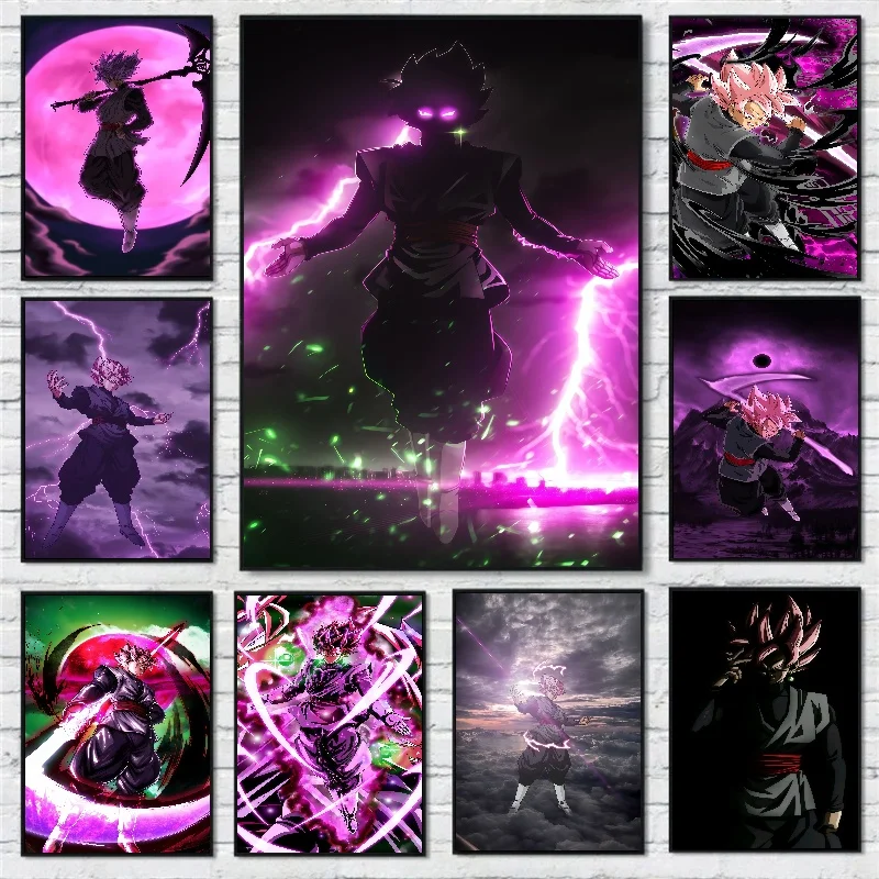 

Classic Hot-blooded Anime Dragon Ball Goku High Quality HD Poster Picture Living Home Decor Mural Painting Child Birthday Gifts