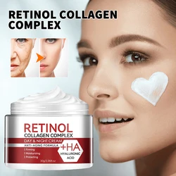 Retinol Hidratante Creme, Anti-Rugas, Envelhecimento, Encolher Poros, Clareamento, Suave, Face Care