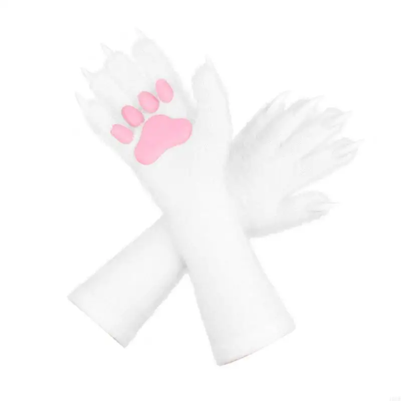 Silikonhandschuhe mit beweglichen Polstern, dehnbar, Cosplay, geeignet für Halloween-Kleider