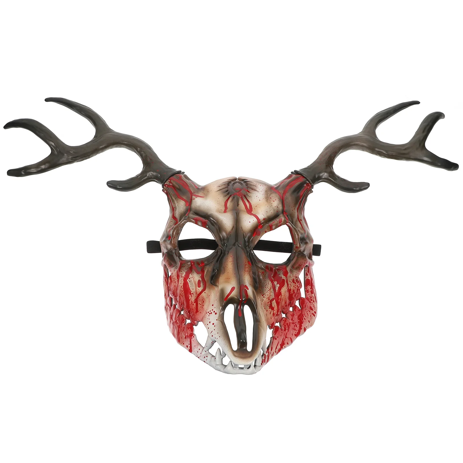 

Antler Mask Halloween Deer Horn Horned Costume Make up Antlers Half Face Animal Foam Man