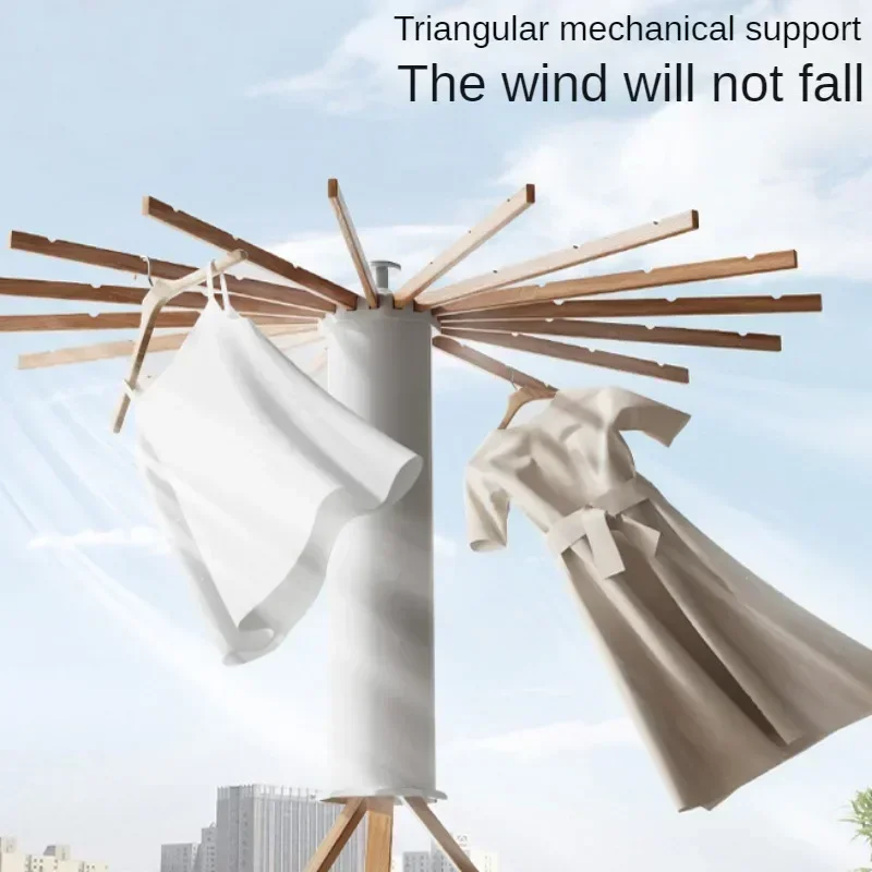 رف تجفيف خالٍ من التركيب، حامل ثلاثي القوائم لتجفيف الملابس، رف ملابس محمول قابل للطي، حل تجفيف الغسيل موفر للمساحة