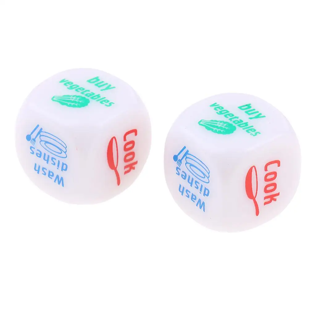 

2x акриловые шестисторонние штампы для декодера для домашней жены, подарок на день рождения