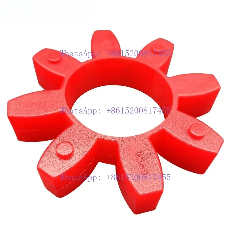 GR hollow plum blossom cushion star coupling octagonal polyurethane vibration damping cushion elastic cushion GR10-180